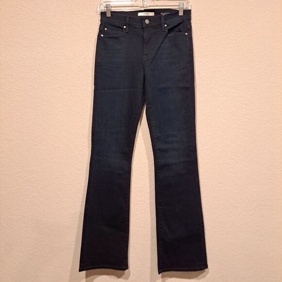 Fidelity Anthropologie Belladonna Women's Size 26 Mid Rise Bootcut Dark Jean NWT - Picture 2 of 13